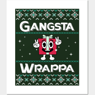 Gangsta Wrappa - Ugly Sweater Posters and Art